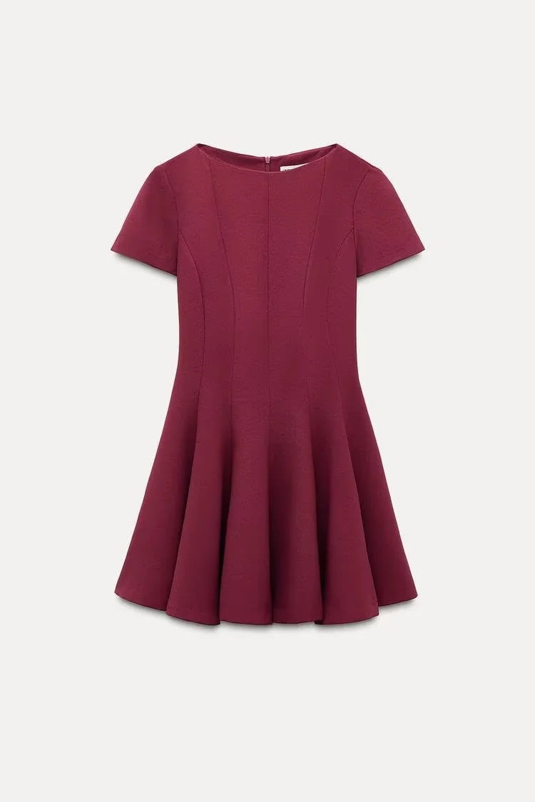 VESTIDO BURGUNDY KAROL