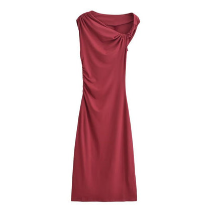 VESTIDO BURGUNDY MIDI KYLIE