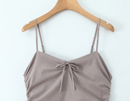 VESTIDO MINI GRIS GLOBO