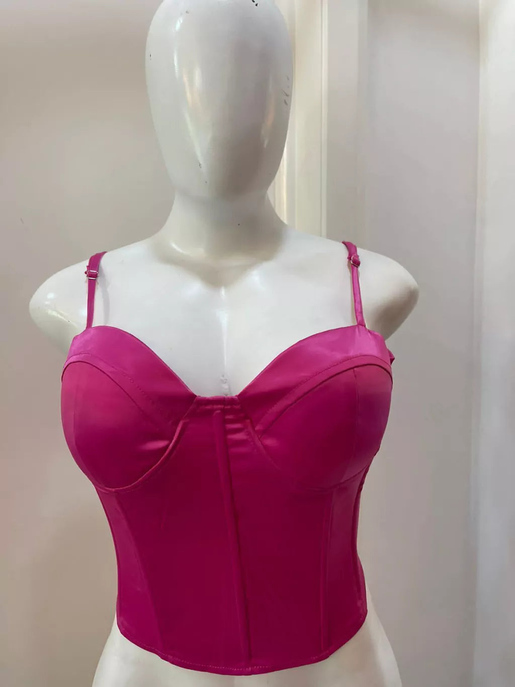 CORSET BUSTIER ROSA