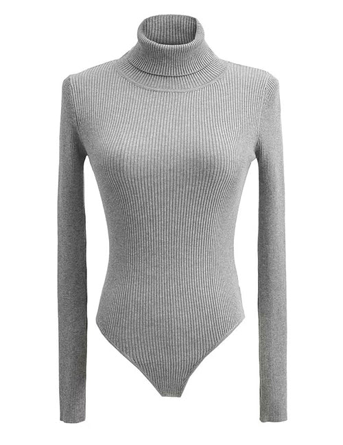 BODY GRIS CON CUELLO