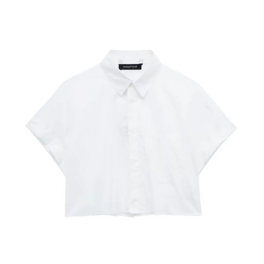 CAMISA CORTA BLANCA