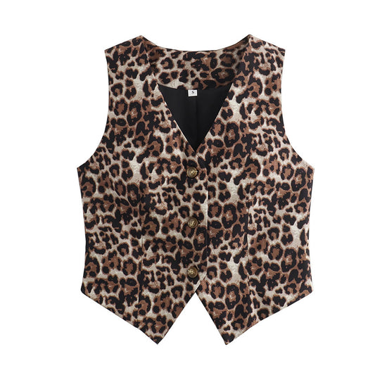 CHALECO ANIMAL PRINT