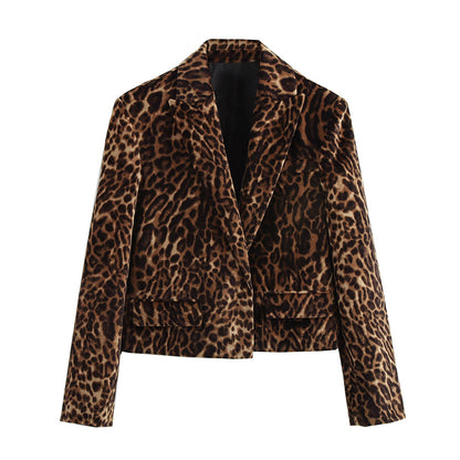 SACO ANIMAL PRINT GAMUZA