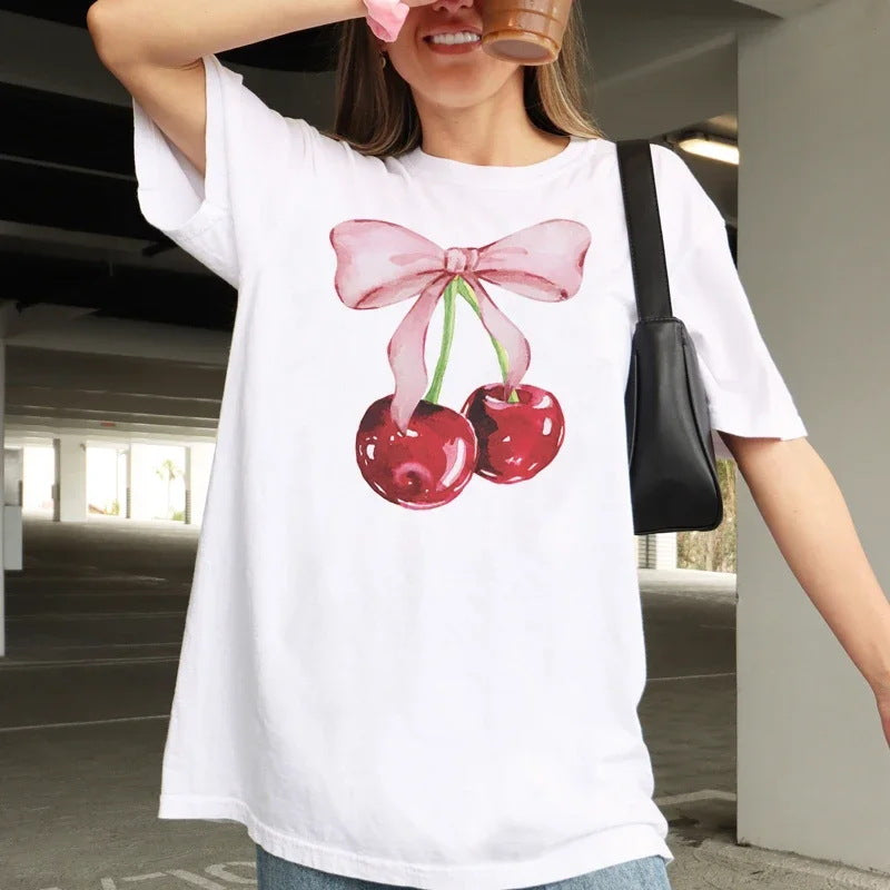 BLUSA MOÑO CEREZA