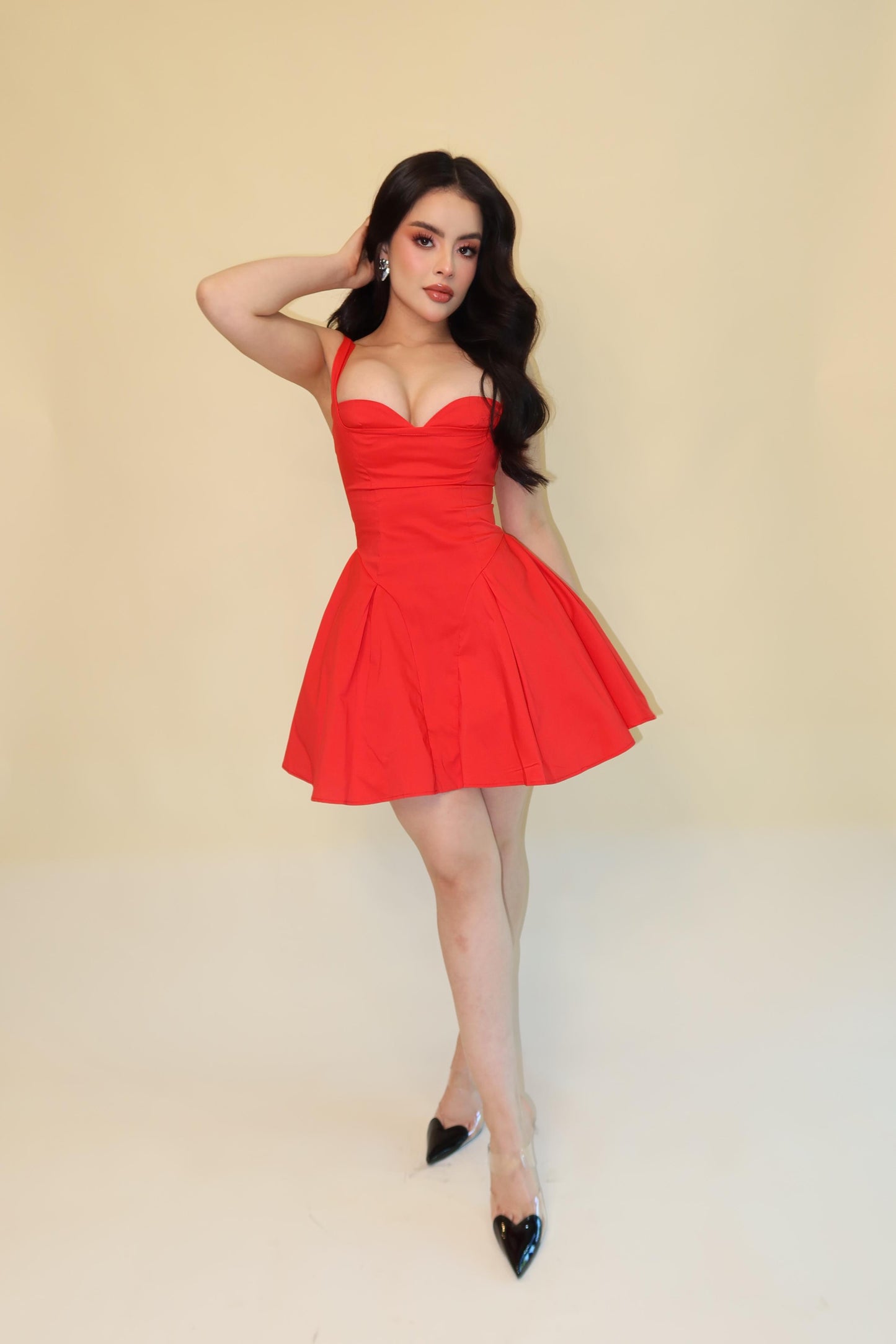 ISABEL MINI DRESS ROJO