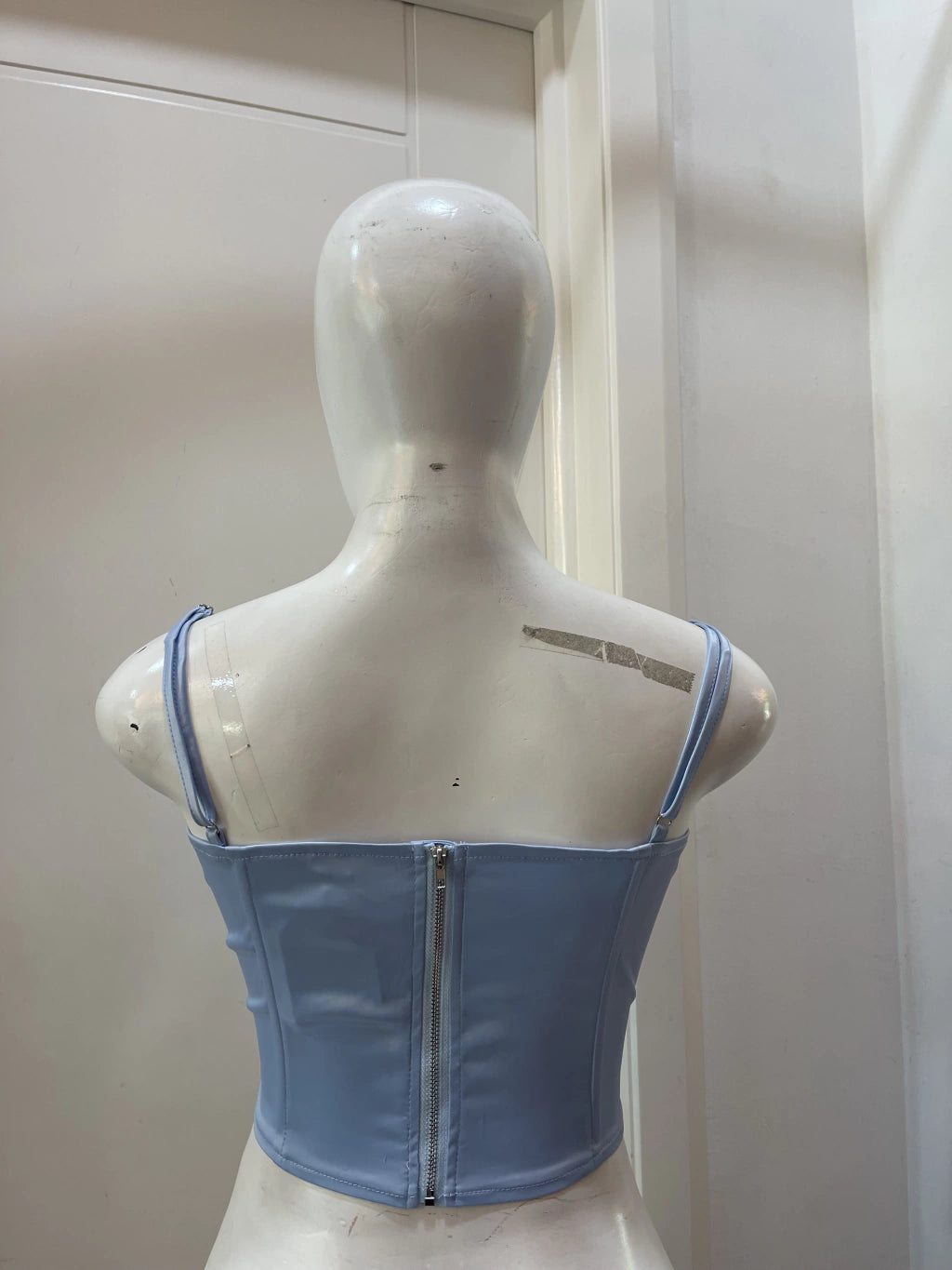 CORSET BUSTIER AZUL CIELO