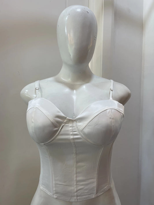 CORSET BUSTIER BLANCO