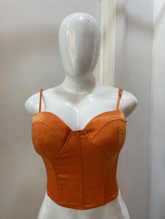 CORSET BUSTIER NARANJA