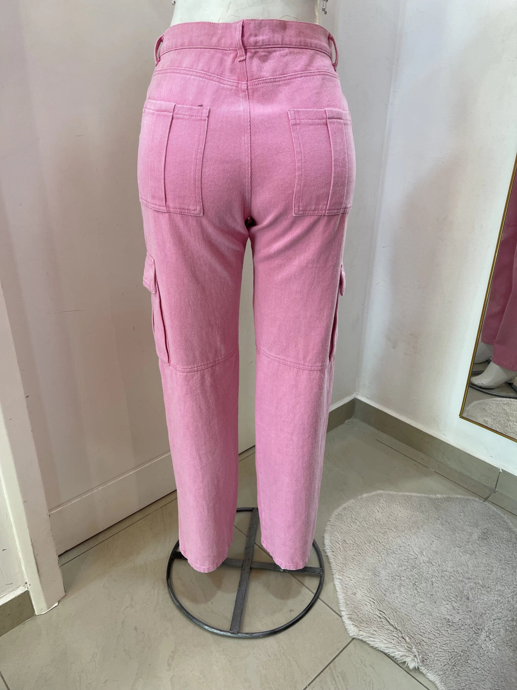 PANTALON MZC CARGO ROSA