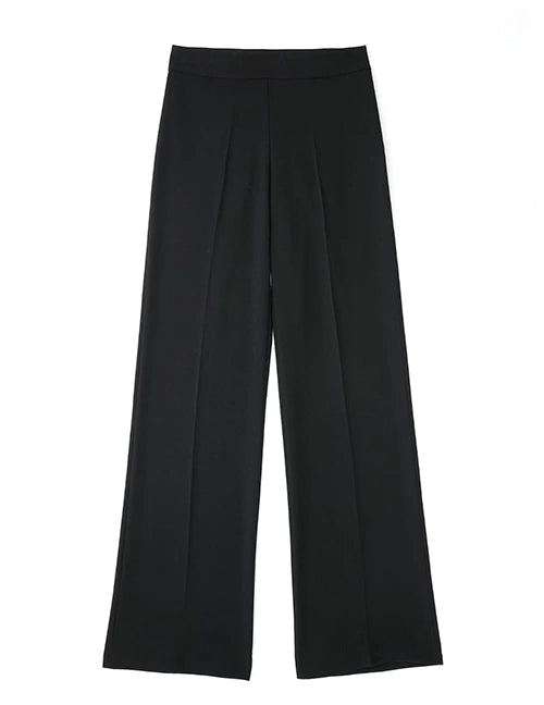 PANTALON DE VESTIR CON CIERRE NEGRO