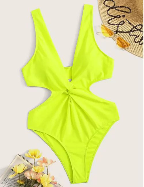 MONOKINI AMARILLO FOSFORECENTE